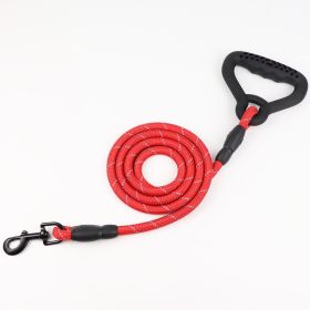 Large Dog Golden Retriever Samoyed Husky Lengthened Dog Rope Leash (Option: Red 3 M-10mm)