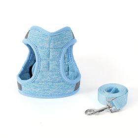 Fashion Dog Walking Chain Rope (Option: Blue-L)